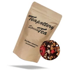 Aardbei- rabarberkruimeltaart.- fruitthee - 100gr - SpecialTea