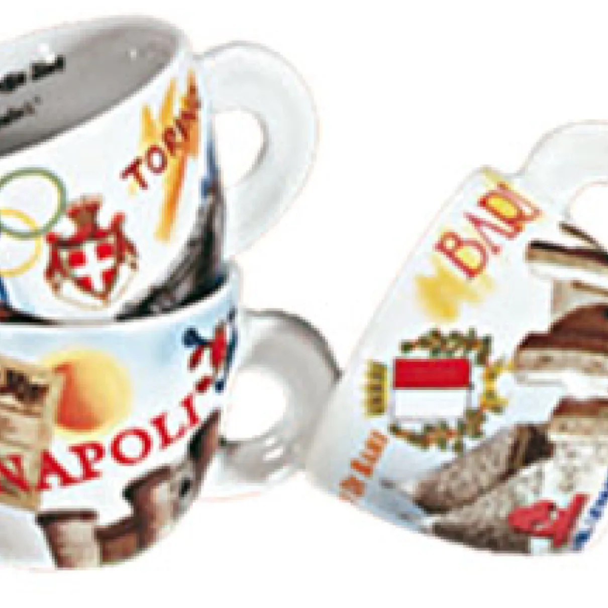 ANCAP Cappuccino kopjes bella italia due set van 6