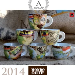 Ancap cappuccinokopjes Mundo Caffe - set van 6