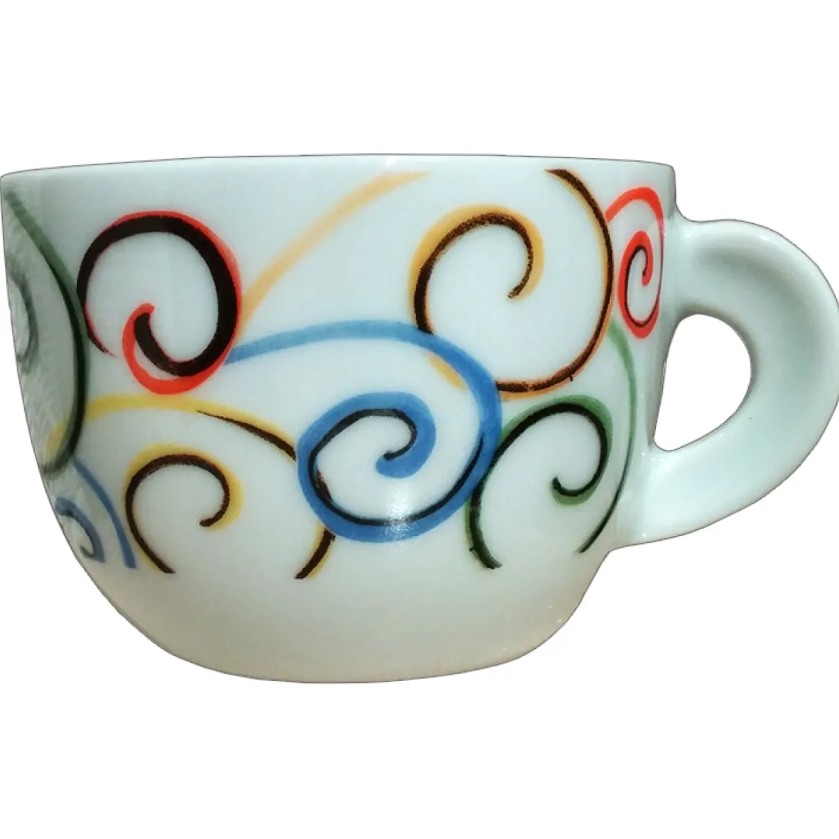 ANCAP Cappuccinokopjes Riccioli & Co. set van 6