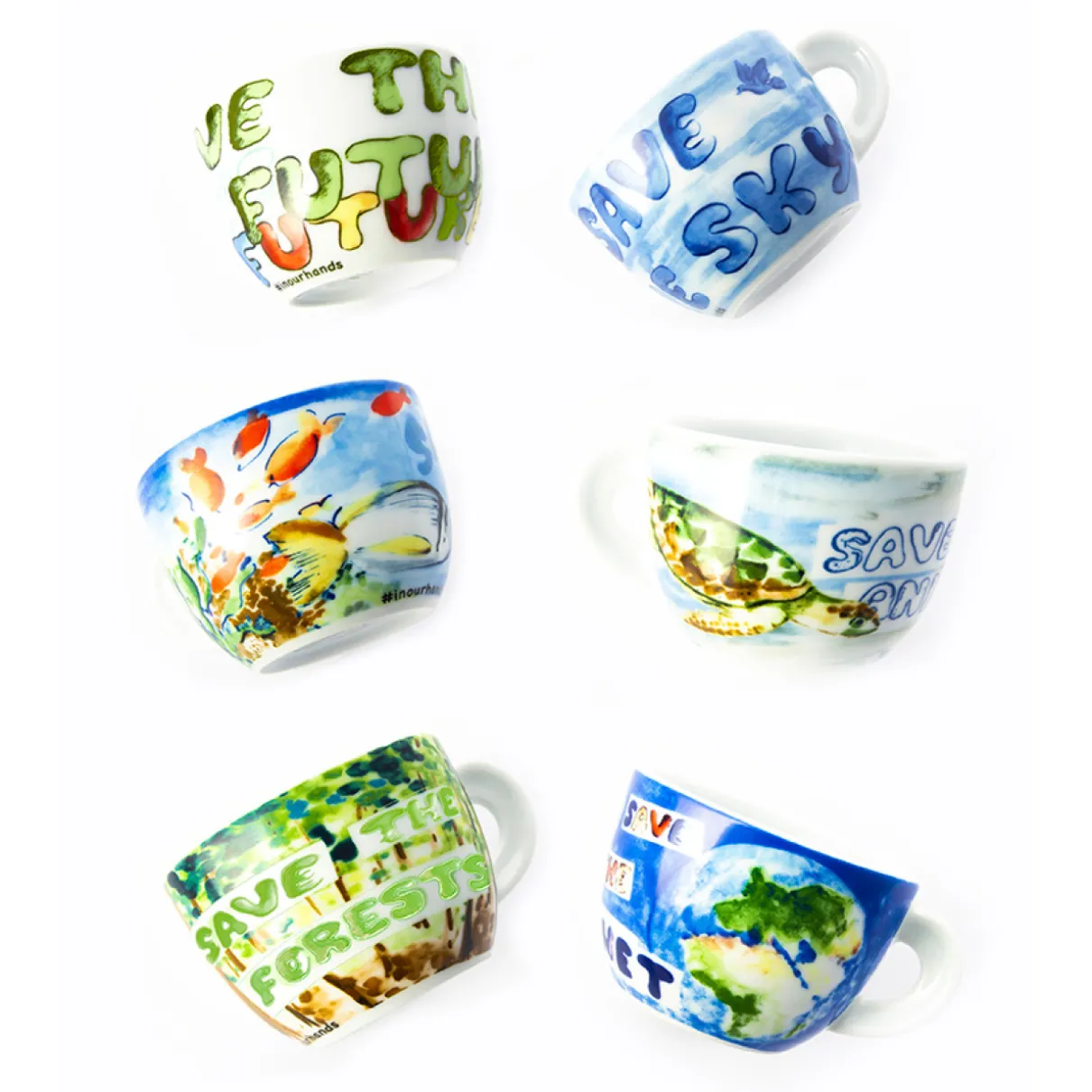 ANCAP Espresso kopjes - In our hands - set van 6