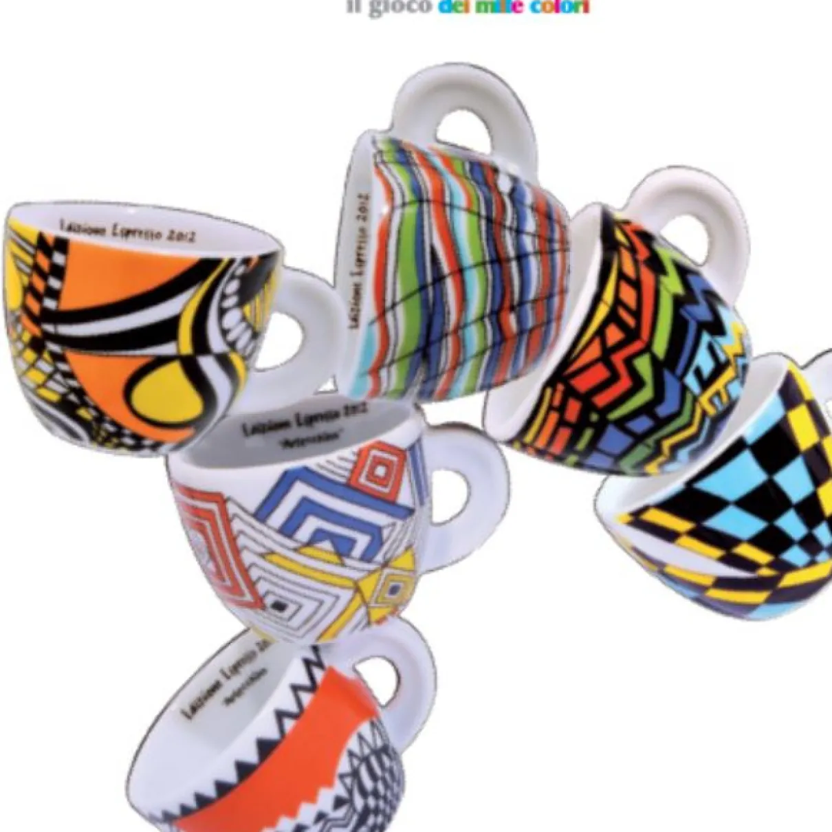 Ancap espresso kopjes Arlecchino set van 6