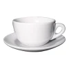 Ancap Verona large Cappuccino - kop en schotel - 260cc - Wit