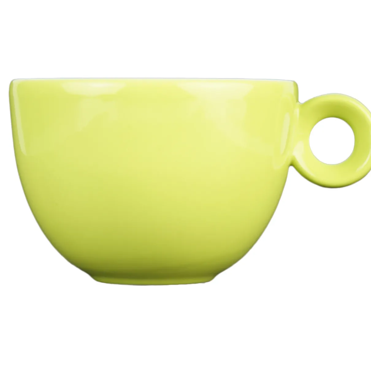 Cappuccinokopjes - 200ml - Mosterdman - 6 licht groene kopjes