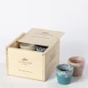 Costa Nova Grespresso - 8 multicolor lungo kopjes 210ml in houten giftbox