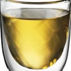 2 Dubbelwandige espressoglazen 75ml Fire