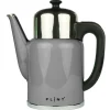 Dubbelwandige waterkoker met temperatuurregeling - Pure Kettle Almost Black