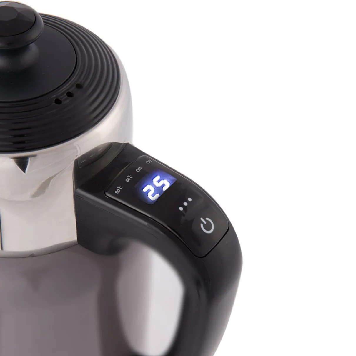 Dubbelwandige waterkoker met temperatuurregeling - Pure Kettle - Wit