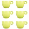 Espressokopjes - Licht groen - 80ml - Mosterdman - set van 6