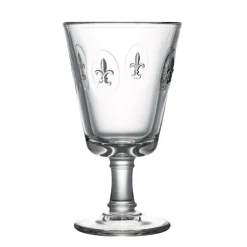 Glas op voet - La Rochere - Fleur de lys - 240ml - set van 6