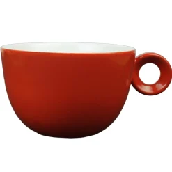 Large cappuccino - Caffé Latte kop - 320ml - Mosterdman - Rood