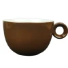 Large cappuccino - Caffé Latte kop - 320ml - Mosterdman - Bruin