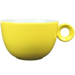 Large cappuccino - Caffé Latte kop - 320ml - Mosterdman - Geel