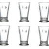 Longdrinkglazen La Rochere - Fleur de lys - 300ml - set van 6