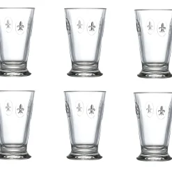 Longdrinkglazen La Rochere - Fleur de lys - 300ml - set van 6