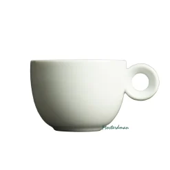 Mosterdman porselein - koffiekop 150ml - Kop - Wit