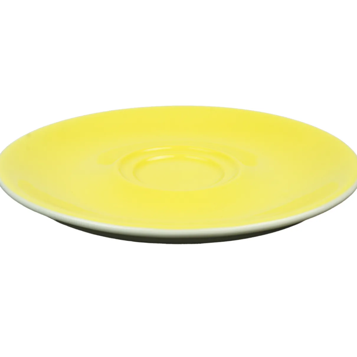 Schotel - Large cappuccino Caffé latte - Mosterdman - 16cm - Geel