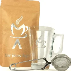 Theepakket - gepersonaliseerd kerstpakket met logo of afbeelding
