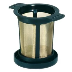 Theezeef met druppelvanger - set van 2 - Finum - Donker blauw/Donker groen
