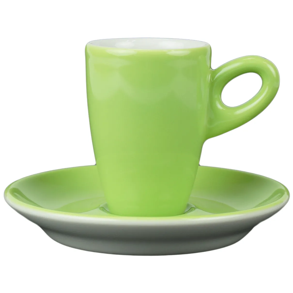 Walkure alta espressokopjes met schotel groen