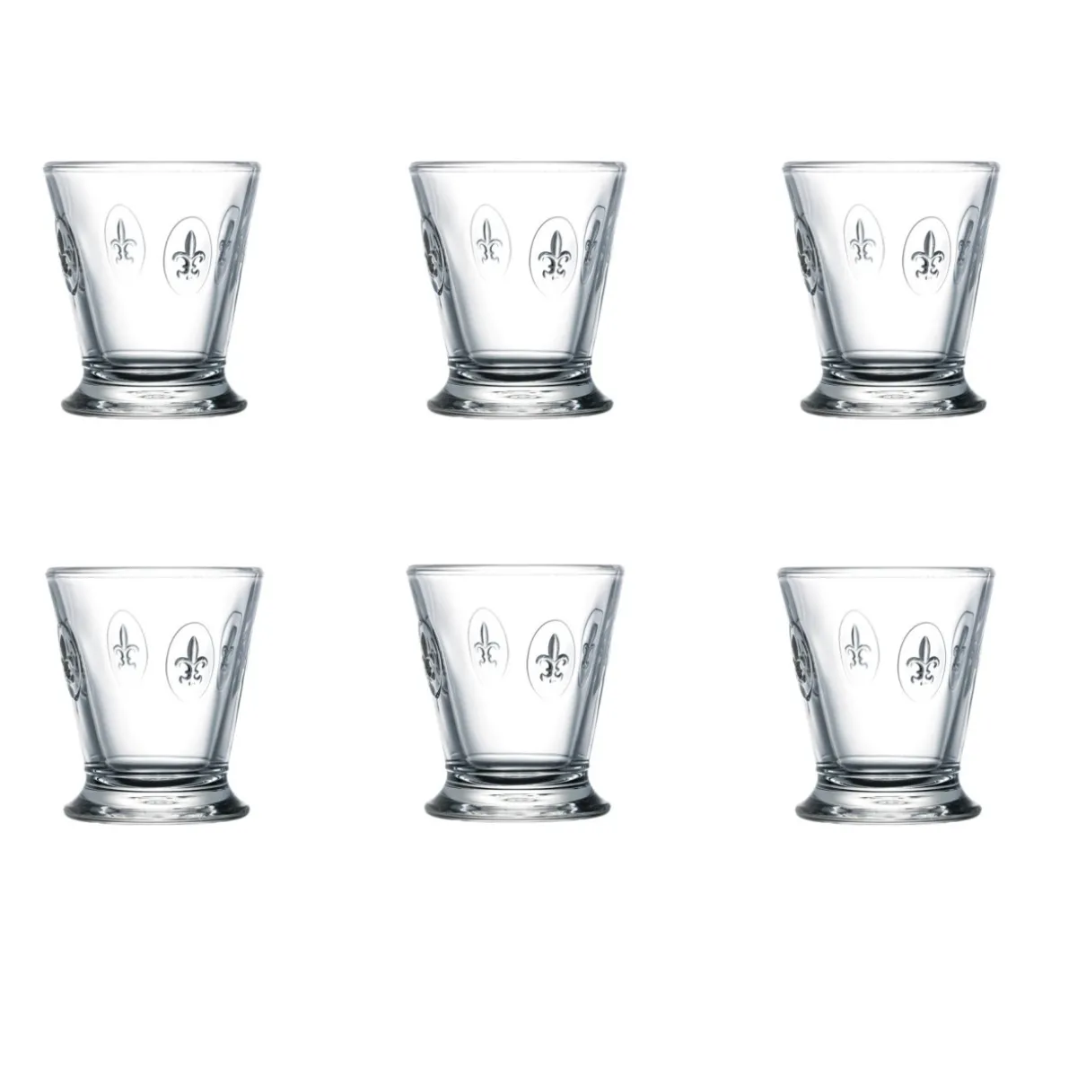 Waterglas La Rochere - Fleur de lys - 250ml - set van 6