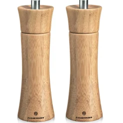 Zout  en pepermolen Zassenhaus Frankfurt - 18cm - Bamboe - Set